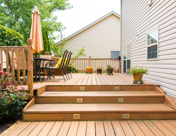 Wooden Patio Installation in West Chester