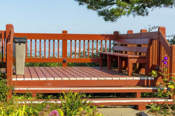 Redwood Deck Construction in West Chester